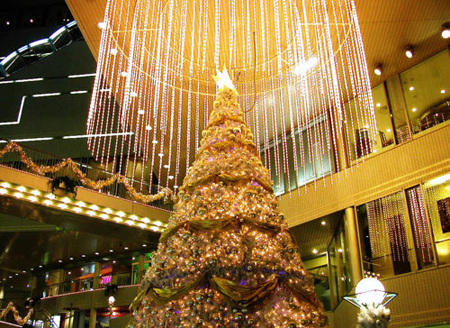 供应用于的【广州圣诞节布置】节日气氛布置中空装饰商场酒店美陈设计公司
