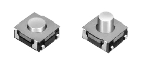 供应用于电子产品的SKRAAKE010软胶头按键白色按钮ALPS现货6.2*6.2*3.4H原装进口图片