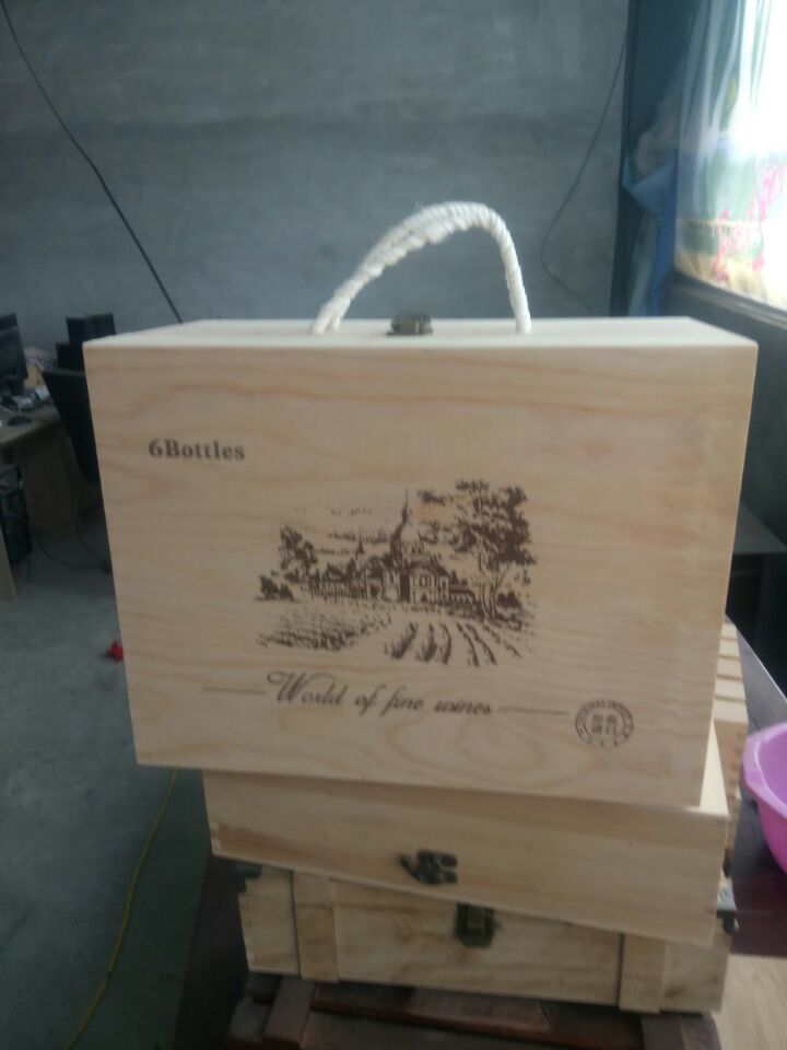 菏泽市木质酒盒厂家木质酒盒 木质红酒盒 可定制