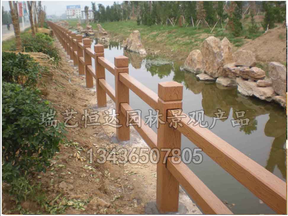 北京市黑龙江仿木栏杆仿木护栏仿木围栏厂家