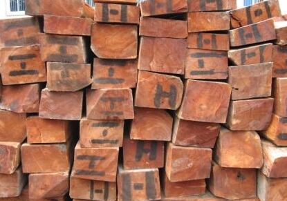 杭州市出售进口非洲原木缅茄木原木厂家出售进口非洲原木缅茄木原木