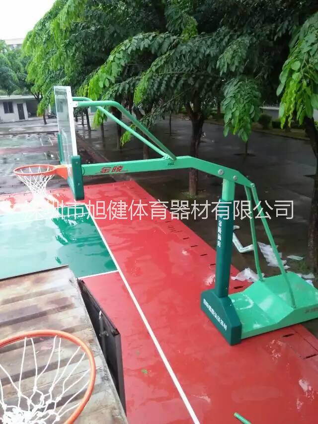 深圳市金陵GDJ-3B移动式单臂篮球架厂家