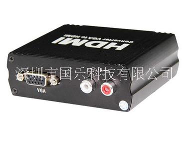 深圳市VGA转HDMI转换器厂家VGA-HDMI转换器VGA模拟+音频转HDMI转换器  VGA转HDMI转换器