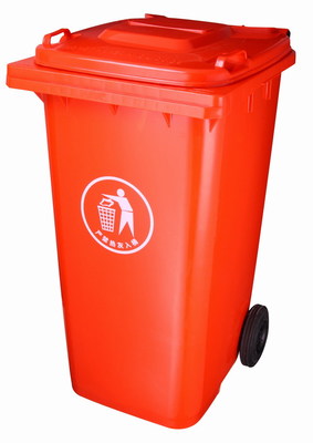 分类240L垃圾桶分类240L垃圾桶 户外环卫垃圾桶 四色分类垃圾桶 HDPE塑料翻盖带轮垃圾桶