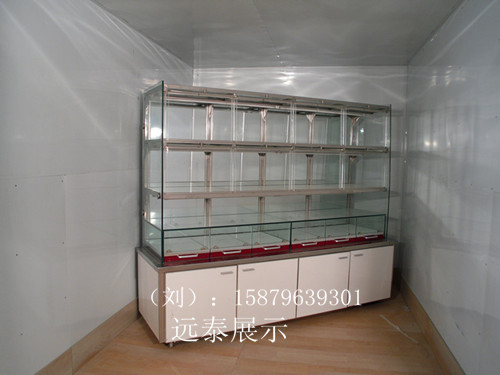 超清钢化玻璃面包展示柜 深圳远泰超清钢化玻璃面包食展示柜