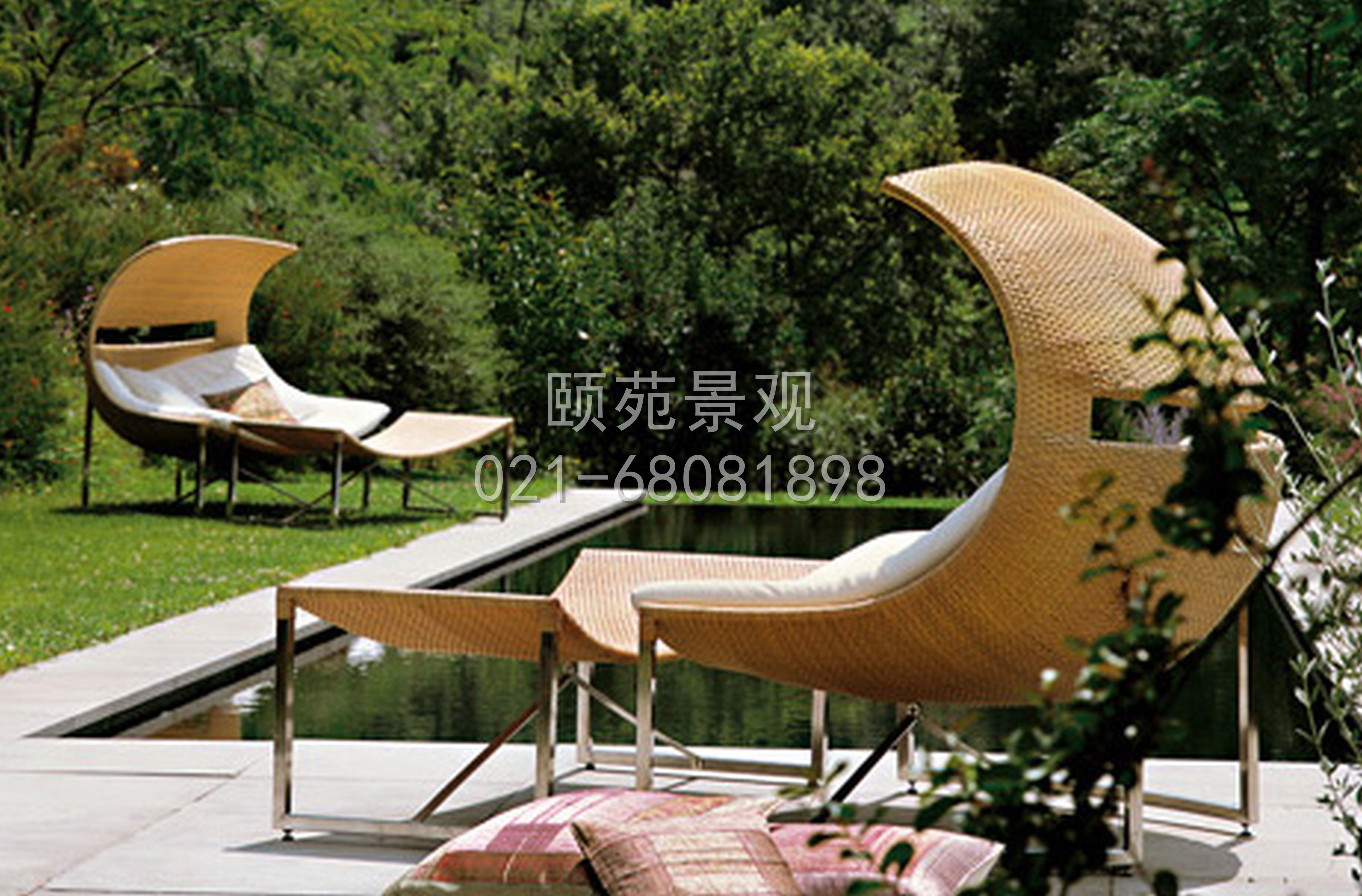 上海市户外沙滩椅 游泳池躺椅休闲太阳床厂家