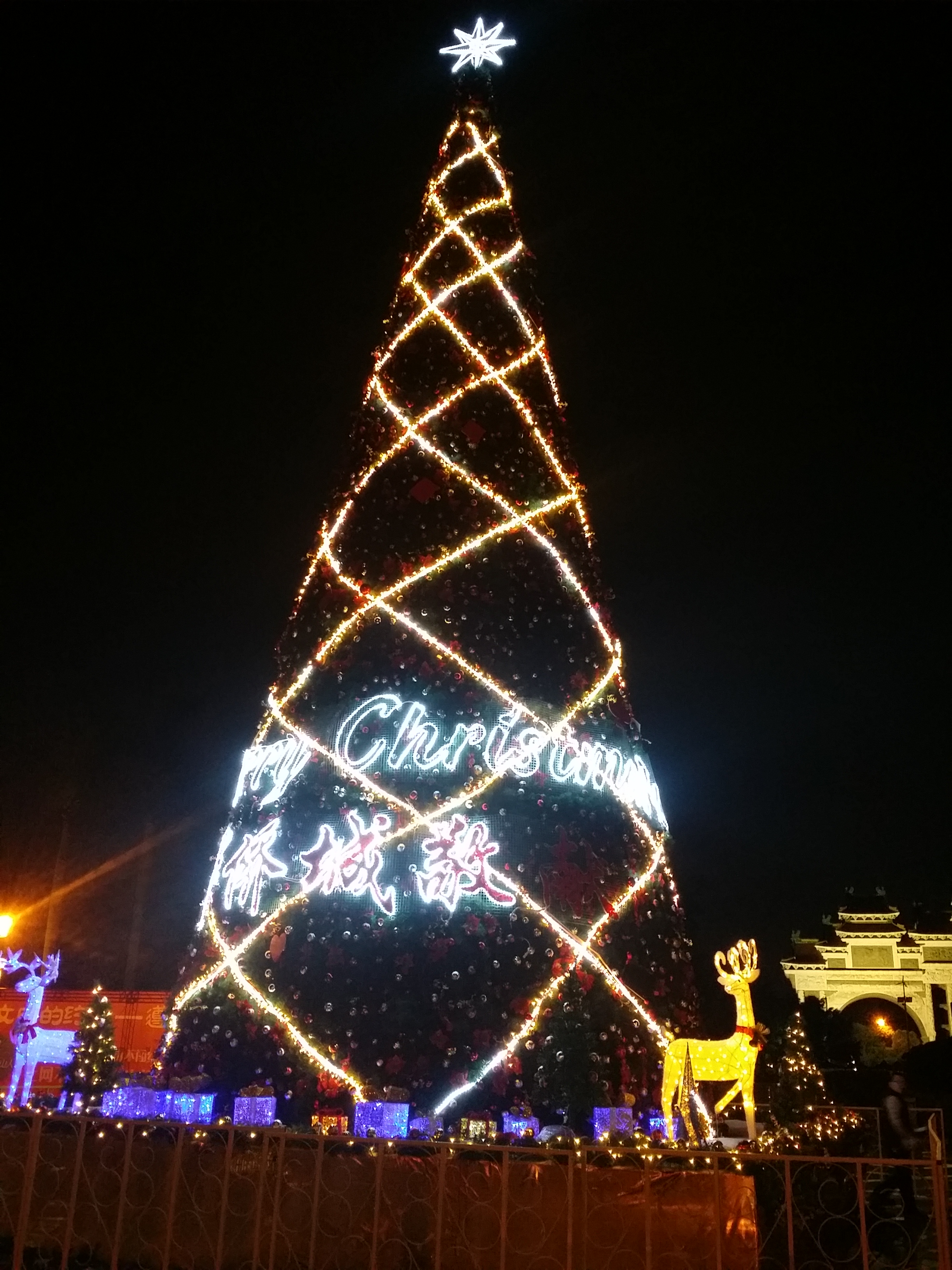 东莞市大型灯光圣诞树定做厂家厂家