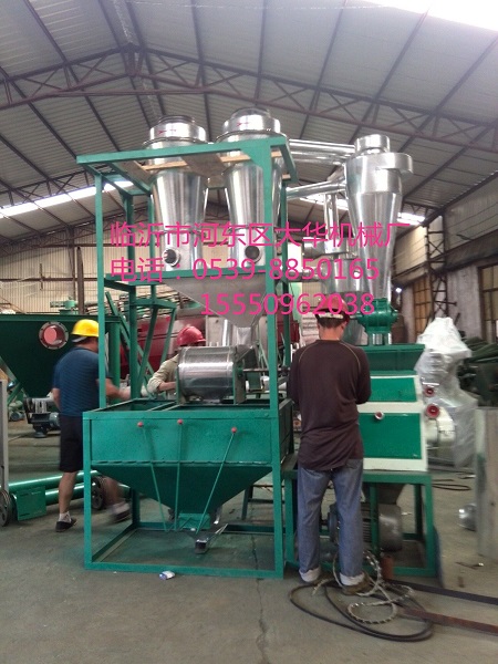 河北保定对辊式磨面机服务厂家，渭南小麦磨粉机结构技术图片