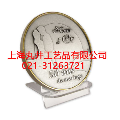 供应用于徽章定制的苏州司徽定做高档镀金徽章制作厂家图片