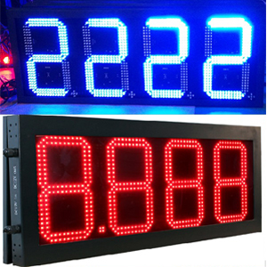 深圳市专业生产LED油价屏厂家LED显示油价屏/加油站LED数码屏/专业生产LED油价屏