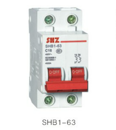 供应上海尚自SHB1-63系列高分断小型断路器 高分断小型断路器 小型漏电断路器图片