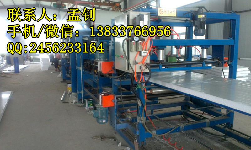 沧州市彩钢夹心板生产线，复合板机械设备厂家