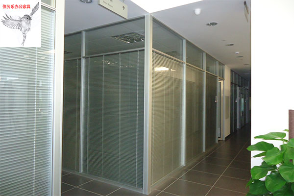 玻璃隔断墙，办公室隔断，广州办公家具定制 铝合金玻璃隔墙