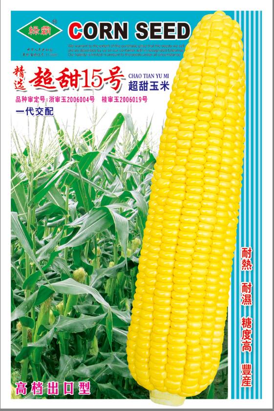 超甜玉米种子 绿美甜888 品质高 水果型 果穗大 高档蔬菜