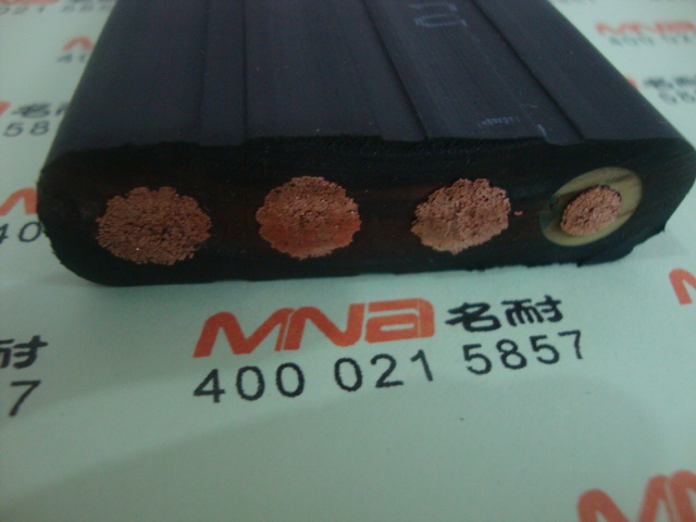 上海名耐特种电缆-行车起重机扁电缆（YFFB控制动力扁电缆柔软耐油）