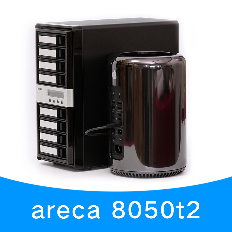areca 8050t2磁盘阵列柜 雷电2代存储 外置磁盘阵列 雷电存储系统