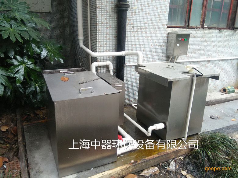 上海专用于洗碗池的油水分离器设备、上海油水分离器厂家、报价低图片