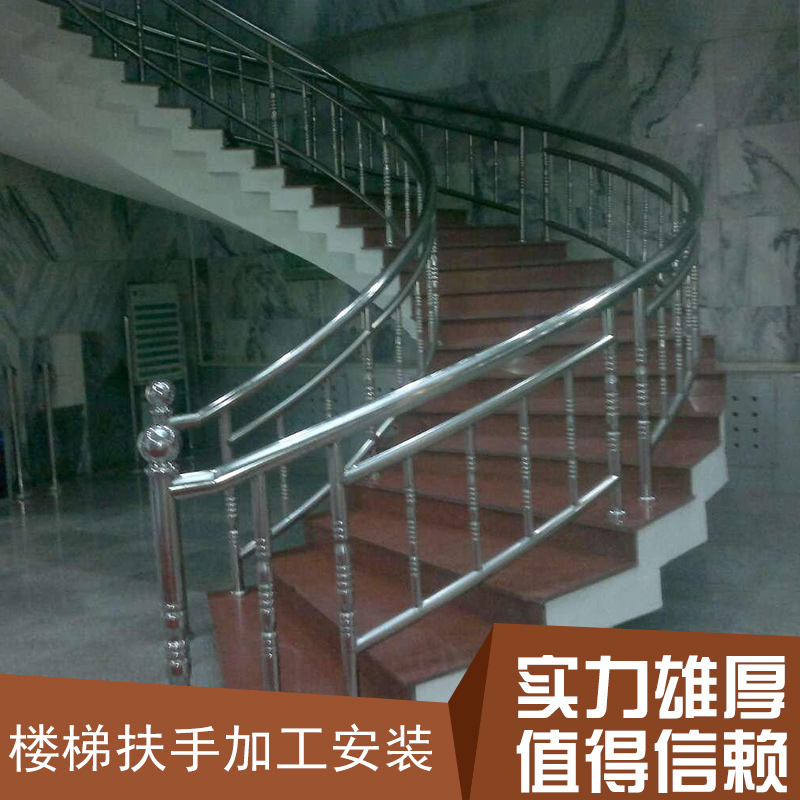 楼梯扶手加工安装 楼梯扶手加工服务固定扶手阁楼搭建图片
