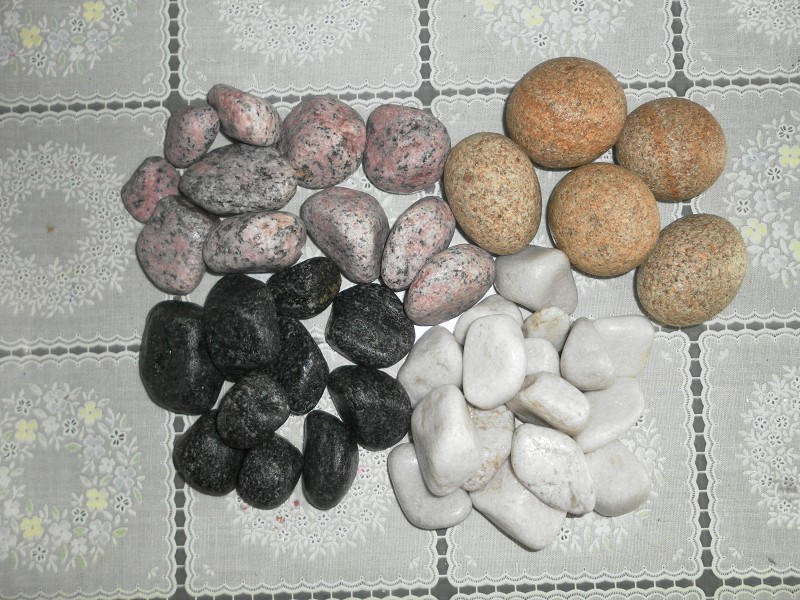 厂家直销白色鹅卵石 天津3-5厘米白色鹅卵石批发 一吨起发货图片