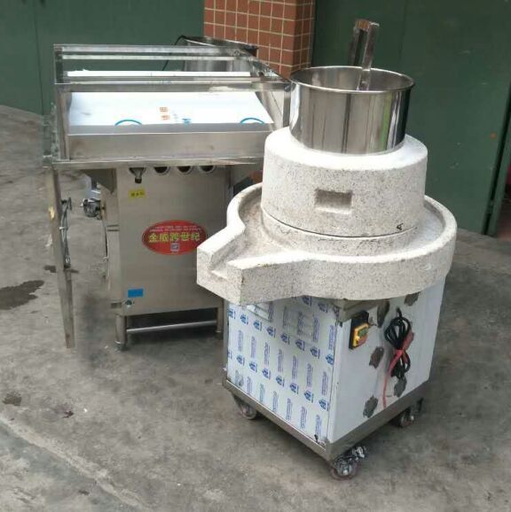 广西做肠粉用云城石磨机和蒸肠粉机，买设备送配方做正宗石磨肠粉图片