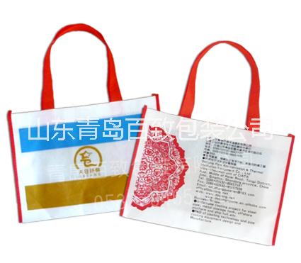 节假日礼品广告宣传袋青岛生产无纺布袋厂家图片
