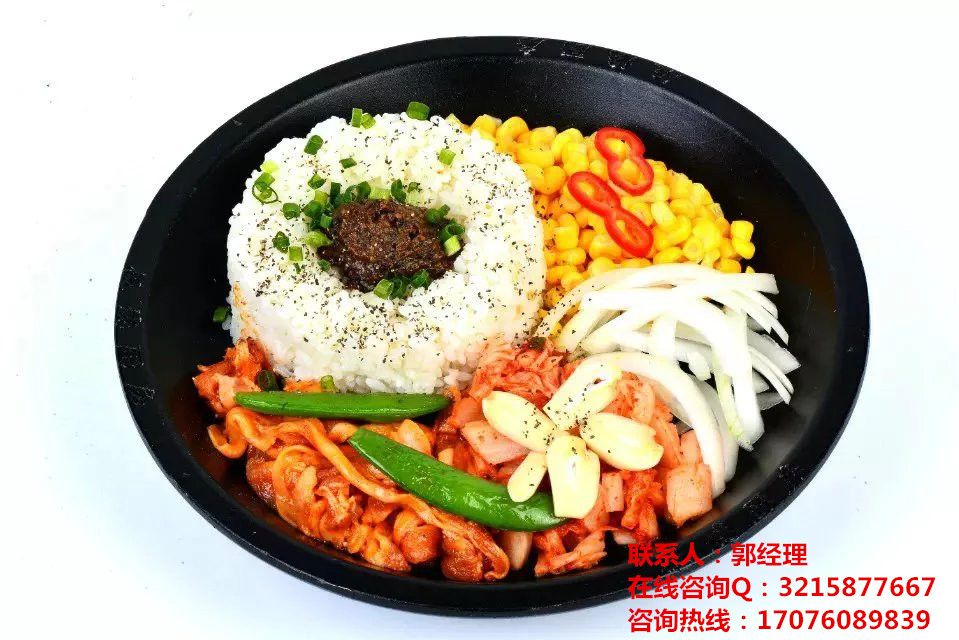正宗韩式铁板饭快餐加盟品牌图片