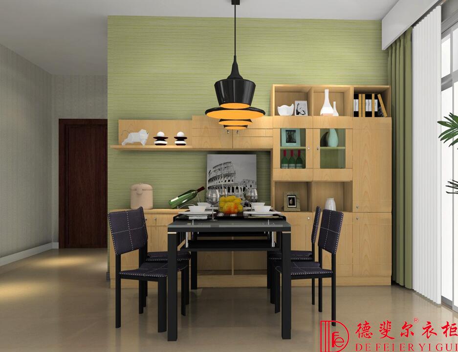 板式家具加盟定制广州德斐尔餐边柜系列图片