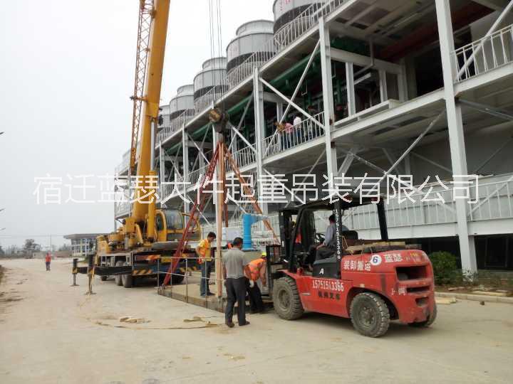 宿迁泗阳县无尘车间设备搬迁公司，大型设备吊装搬运公司，人工起重队图片