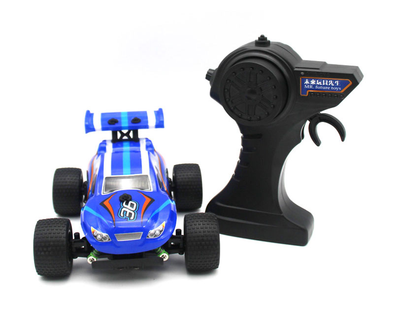未来玩具先生1：24充电迷你儿童遥控汽车亲子互动电动玩具 蓝魅战士图片