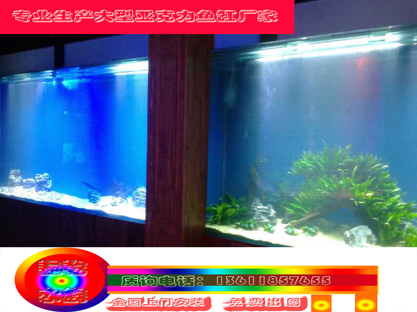 上海专业订制水母鱼缸上海专业订制水母鱼缸 嵌入式隔断鱼缸制作 亚克力鱼缸珊瑚鱼缸