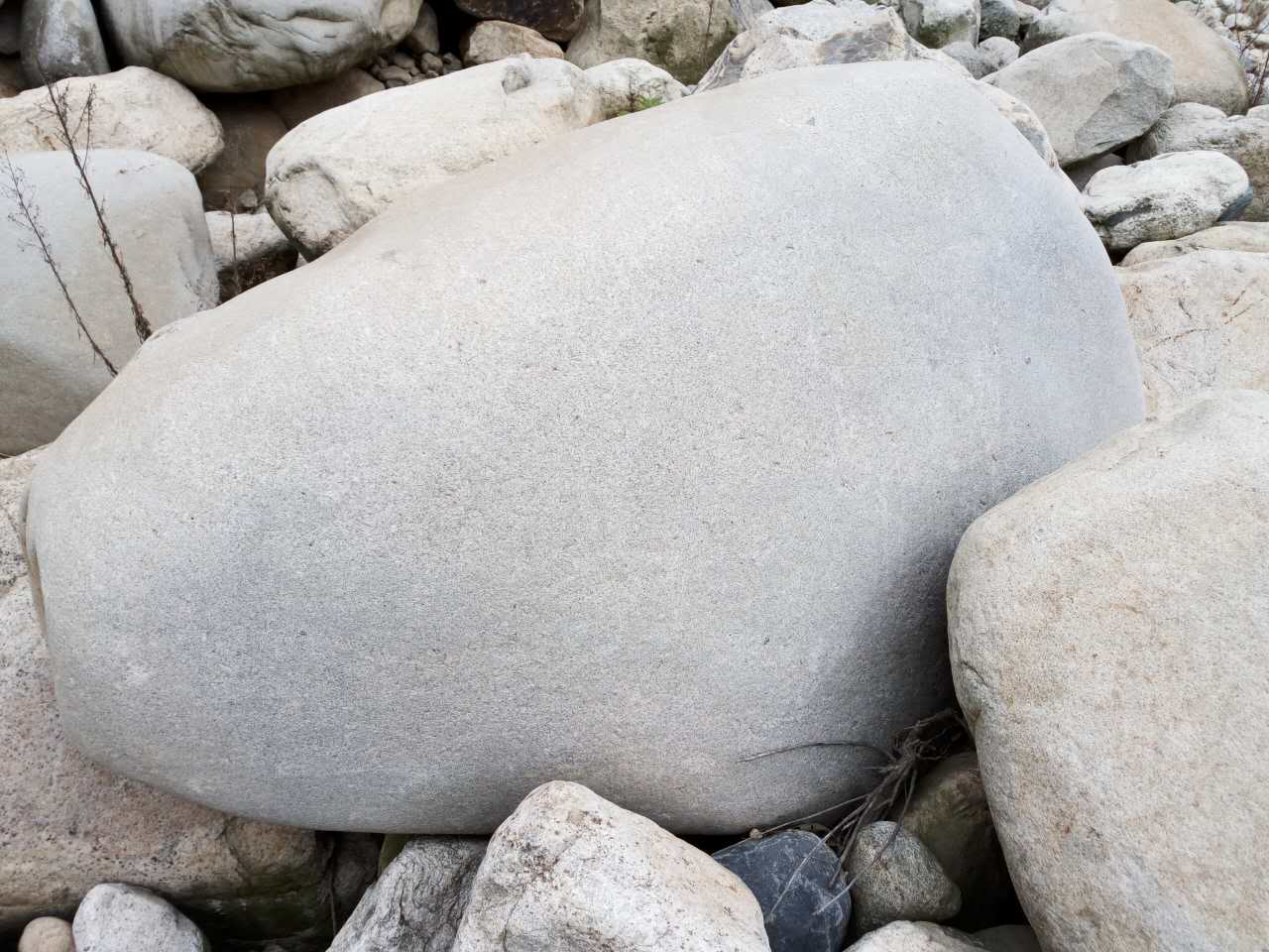 景观石驳岸石 河滩石头供应  适宜布置景点图片