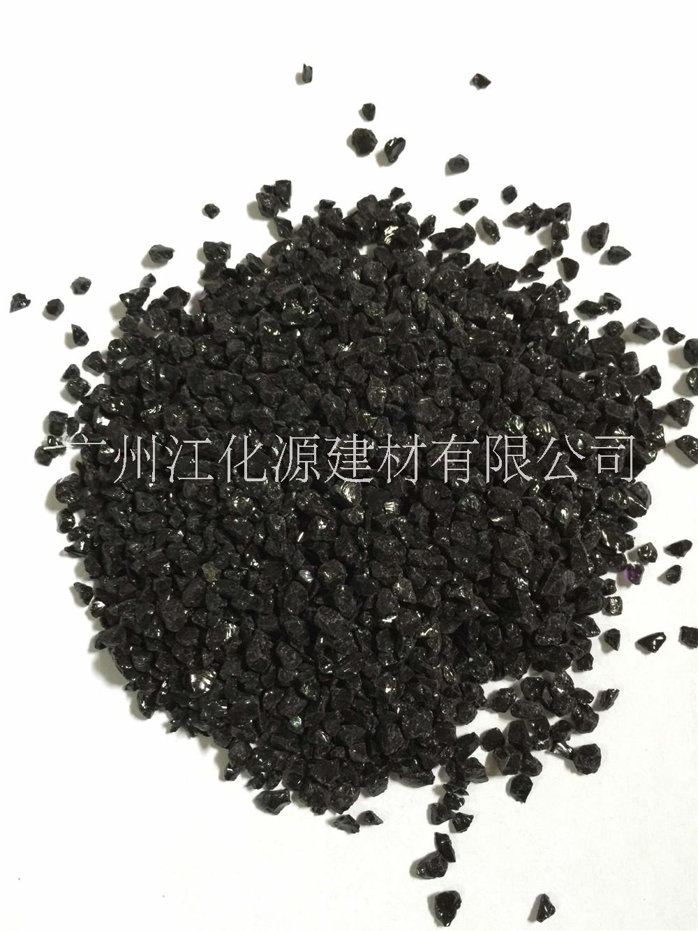 广州全国黑瓷厂家直销  大量供应人造石、石英石原材料黑瓷玻璃颗粒图片