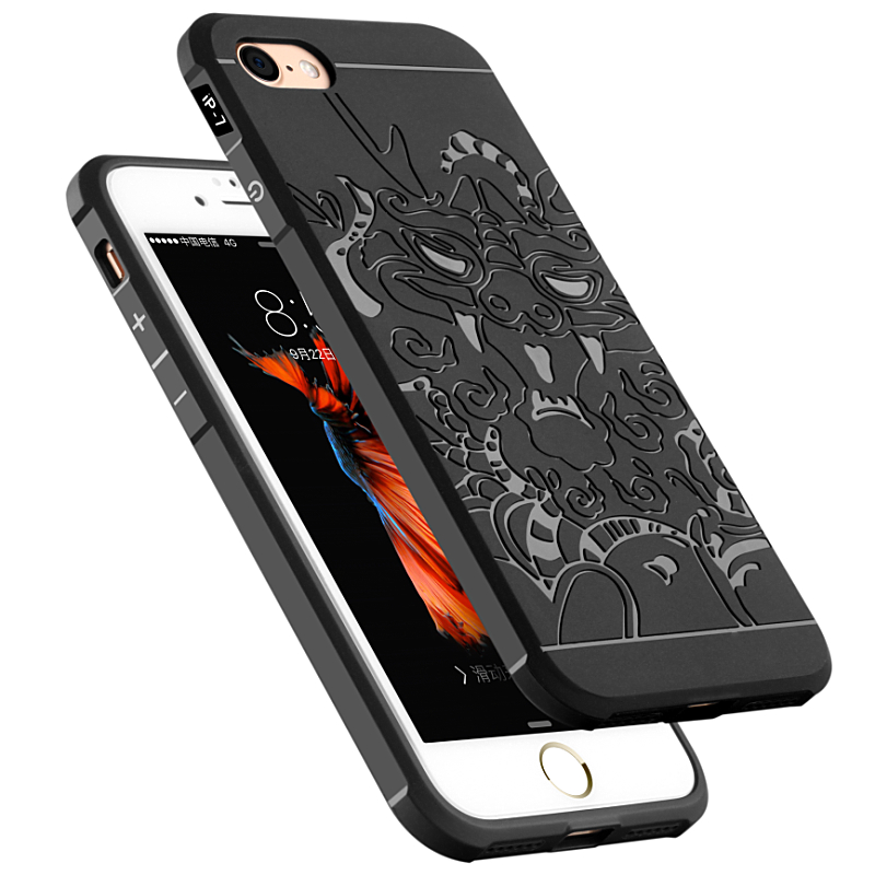 iPhone5s/6s/6sPlus手机壳 苹果6创意防摔保护套硅胶磨砂全包软壳品牌厂家直销