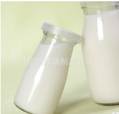 鲜奶瓶特价鲜奶瓶 玻璃无铅酸奶瓶 200ml牛奶瓶 厂家可定制加工