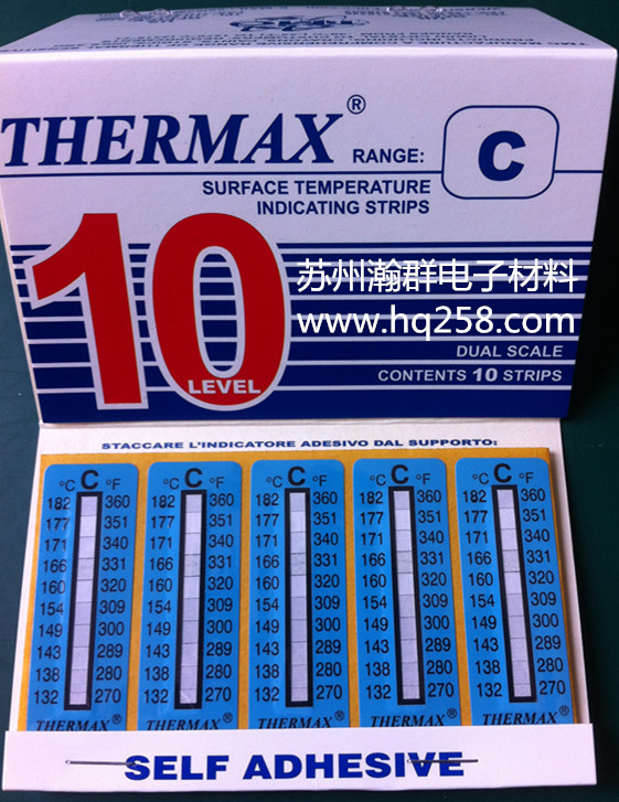 苏州市THERMAX测温纸热敏变色试纸厂家THERMAX测温纸 THERMAX测温纸热敏变色试纸