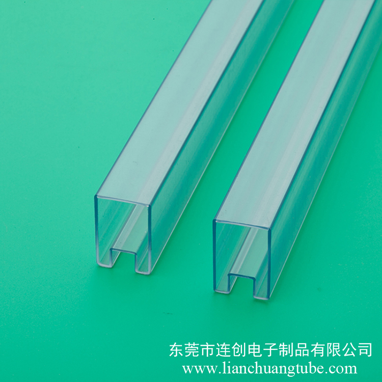 加工变压器吸塑管 PVC变压器封装管尺寸 塑料包装管使用方法