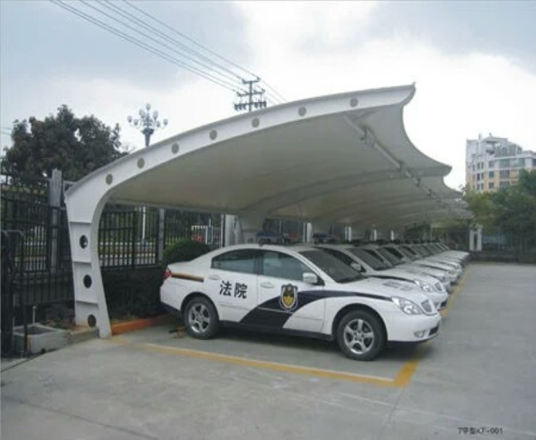 上海电动车雨棚订做价格上海电动车雨棚订做价格 户外建筑车棚厂家 膜结构雨棚价格