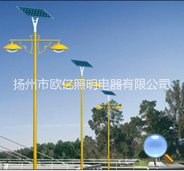 扬州厂家直销户外双头太阳能庭院灯