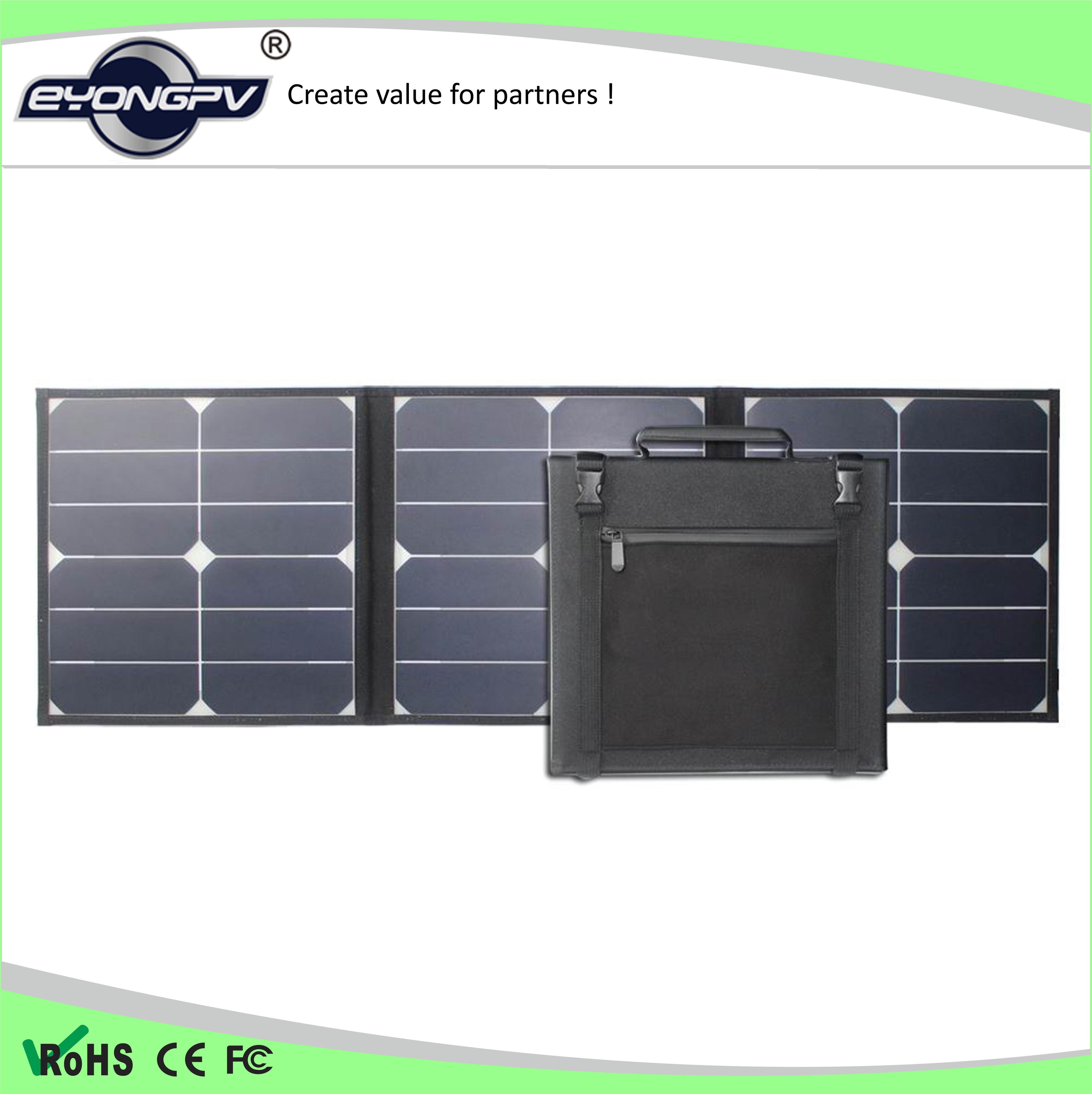 便携式太阳能电池板充电宝批发