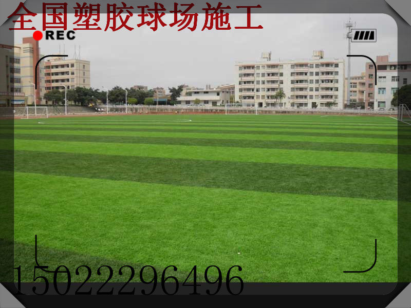 天津人造草坪材料厂家-施工|铺设公司-足球场草皮安装、幼儿园彩色塑胶图案跑道