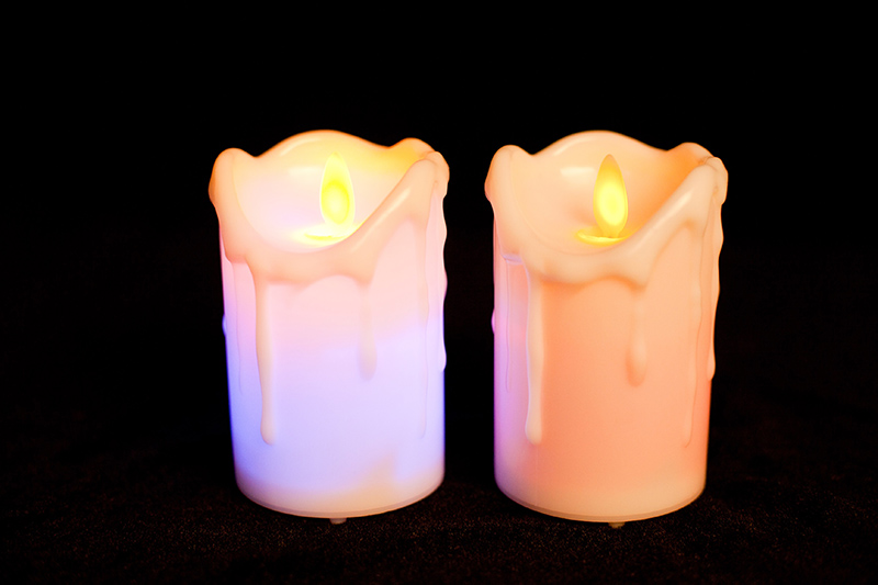 电子蜡烛浪漫LED蜡烛灯玫瑰心形 电子蜡烛浪漫LED蜡烛灯表白