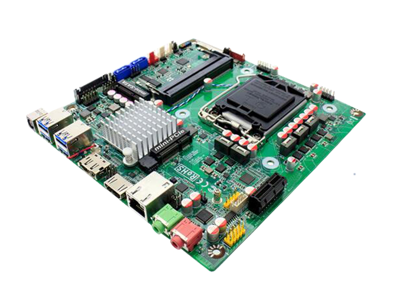 DC电源1151主板H110工控主板多串口支持PCIE2千兆网口直流主板图片