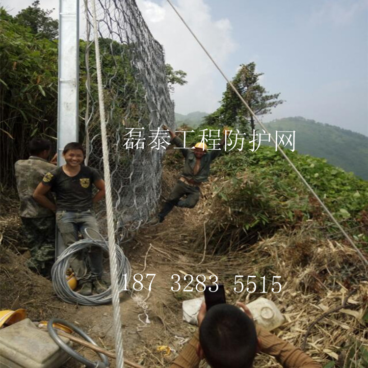 生态环境治理边坡防护网 柔性被动网防护 RXI-075型环形网图片