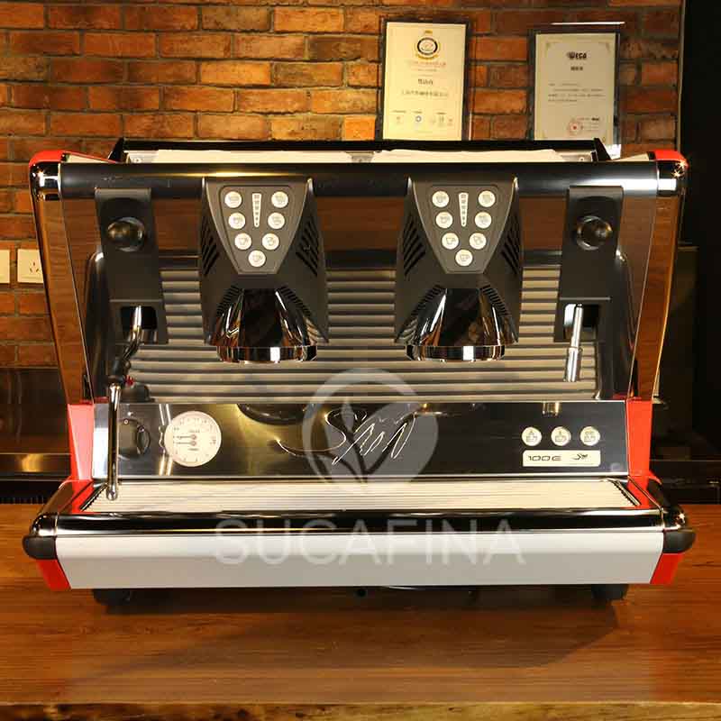 la san marco咖啡机100 sprint E双头电控意式商用进口