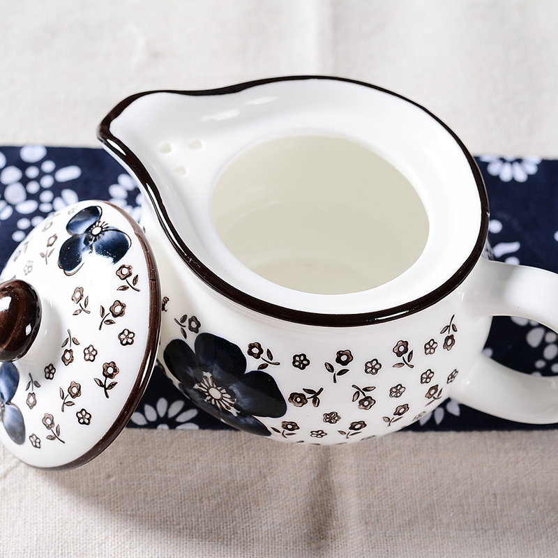 潮州市陶瓷茶具套装 日式釉下彩手绘厂家陶瓷茶具套装 日式釉下彩手绘