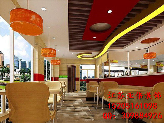 中式快餐店装修南京中式快餐店装修设计大概多少钱一平方