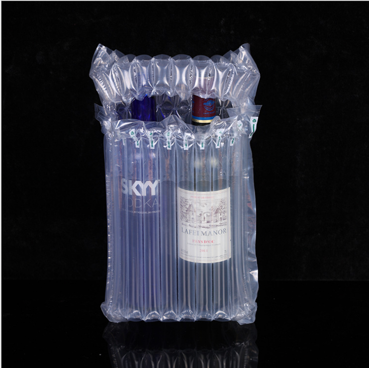 8柱34CM高红酒专用气柱袋玻璃瓶装液体防震防摔缓冲气柱袋图片