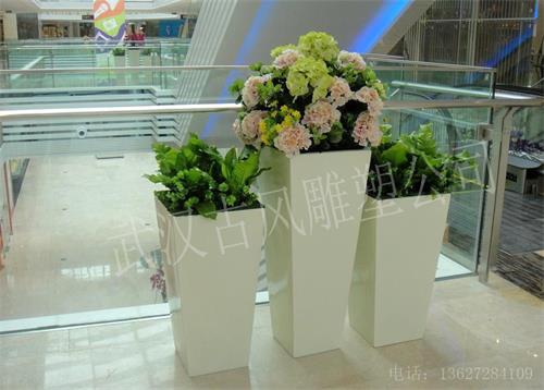 玻璃钢花盆，室内树脂花盆供应武汉玻璃钢花盆制作 玻璃钢花盆，室内树脂花盆