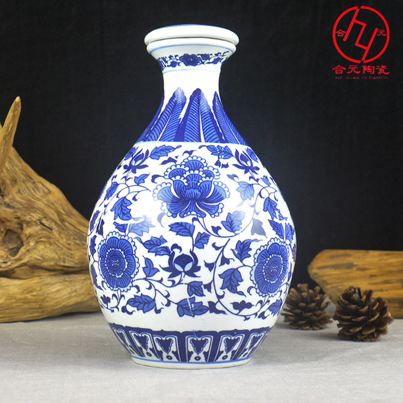 景德镇陶瓷器酒瓶生产厂家