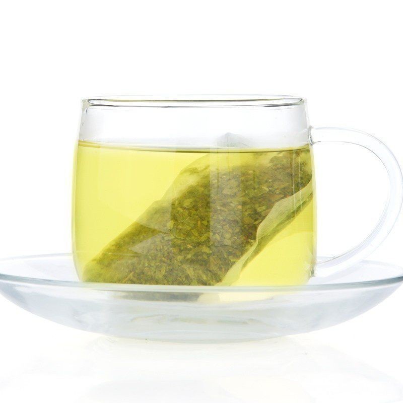 各种规格的低农绿茶片 茶叶原料 袋泡茶原料 14-60目茶片图片